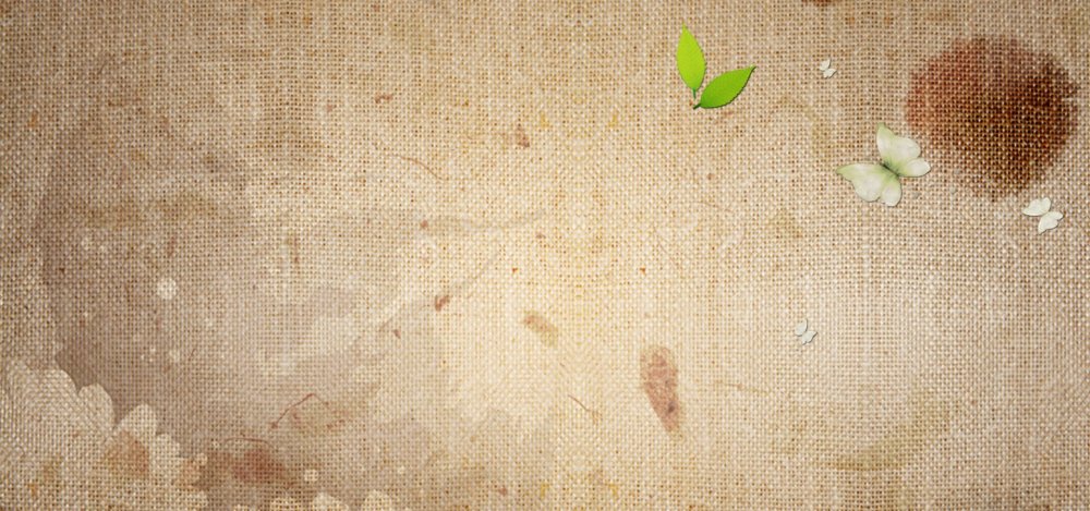 Мешковина на столе