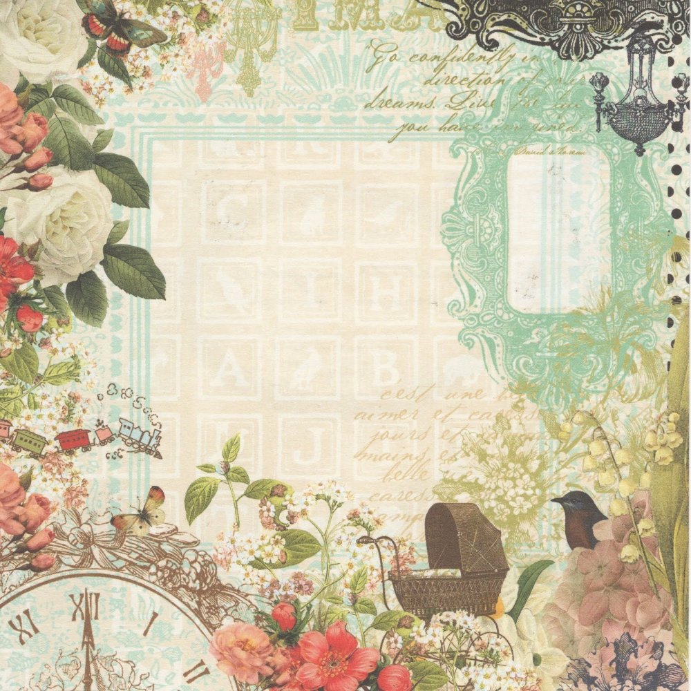 Скрапбукинг бумага