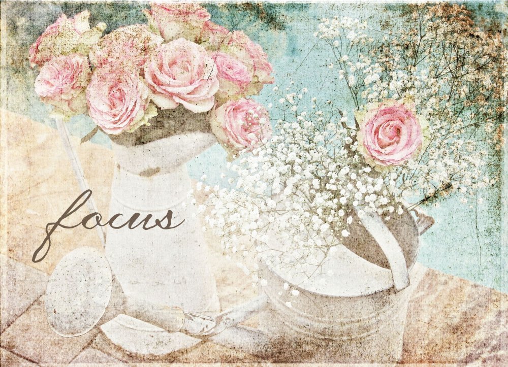 Открытка в пастельных тонах