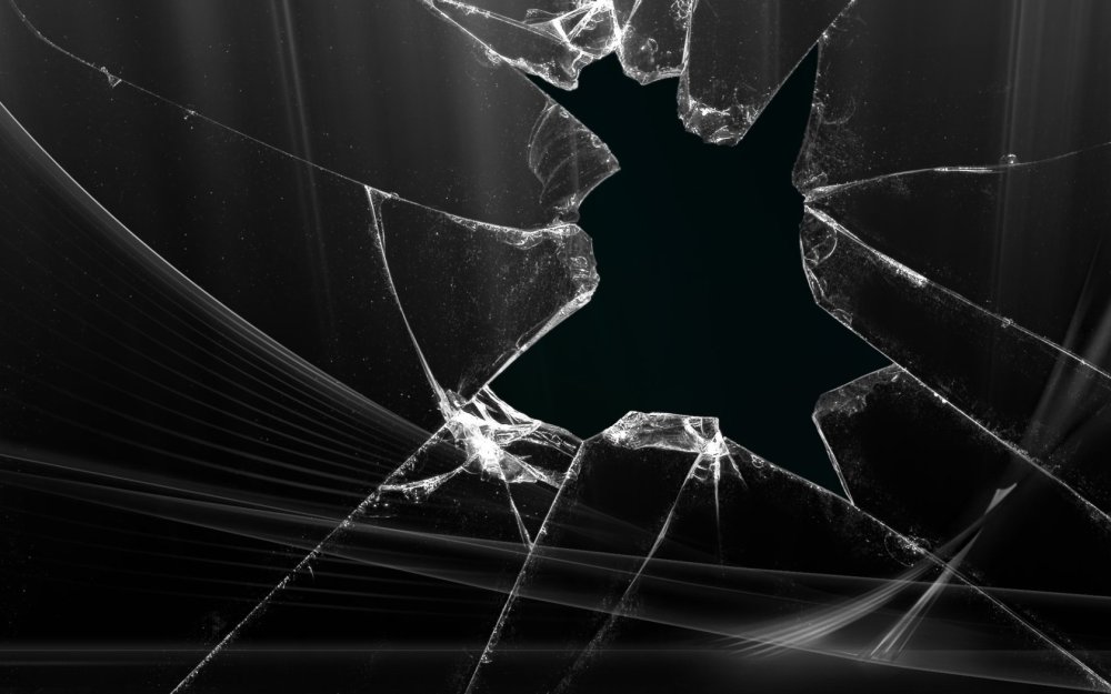 Разбитое стекло обои
