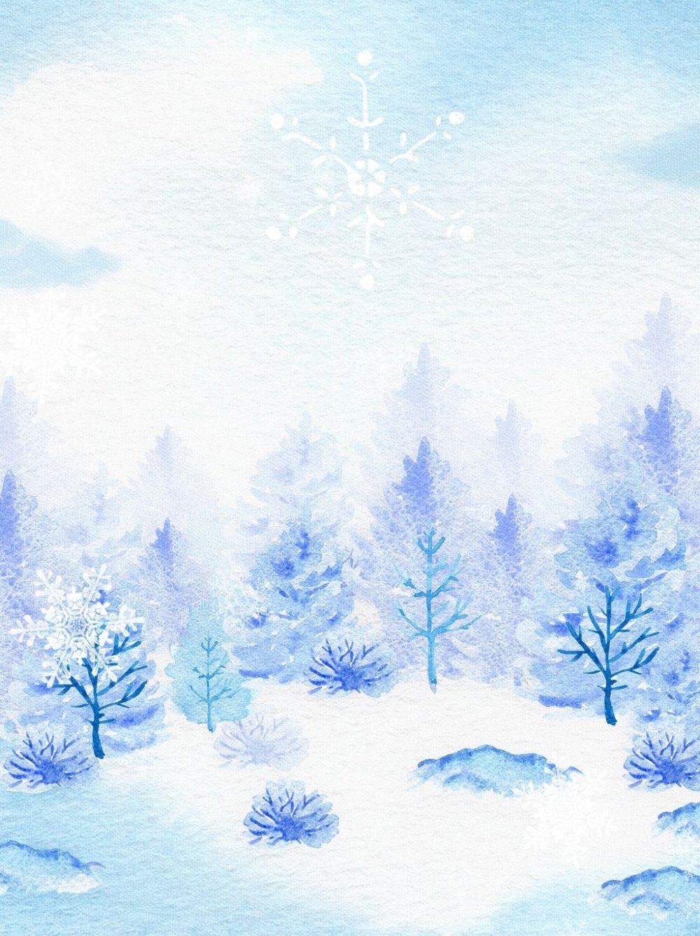 Снег рисунок