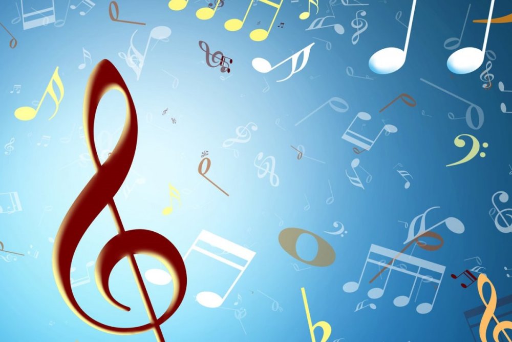 Музыкальный фон для фотошопа