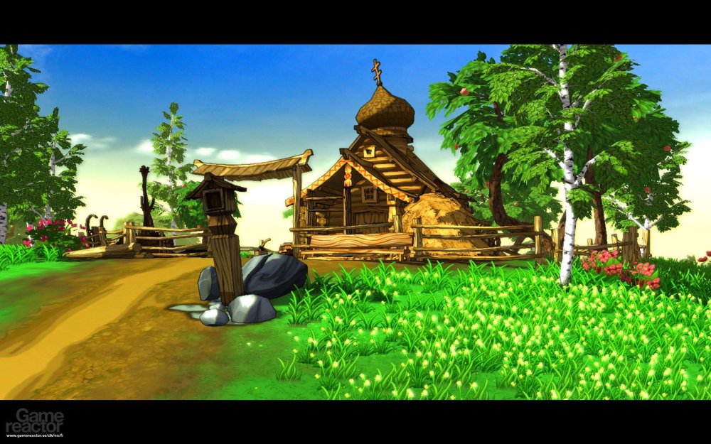 Лес из мультика три богатыря