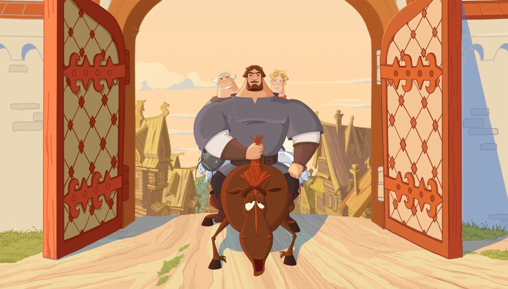 Лес из мультфильма