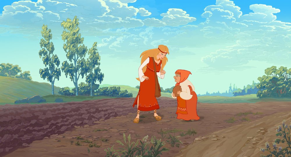 Три богатыря и Шамаханская царица Илья Муромец