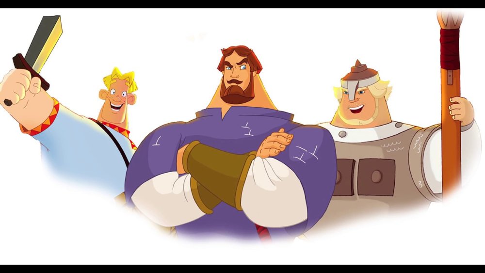 Лес из мультика