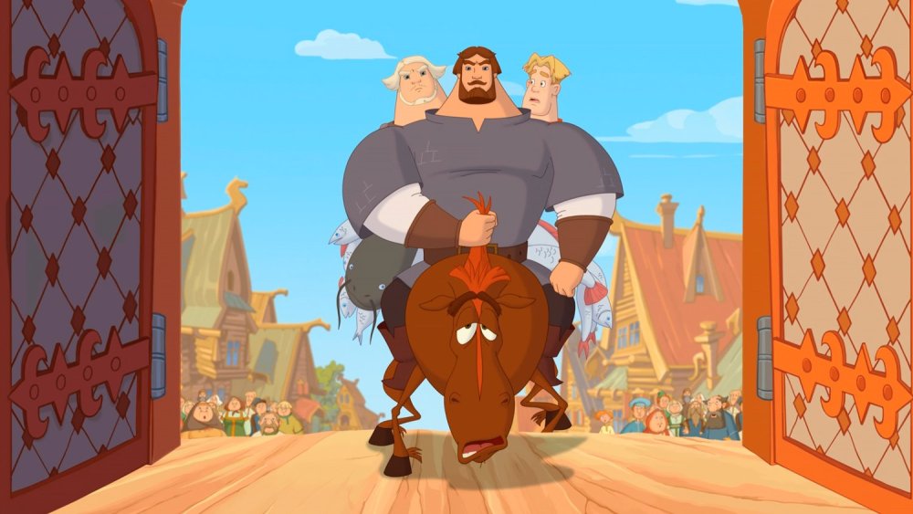 Илья Муромец мультфильм деревня