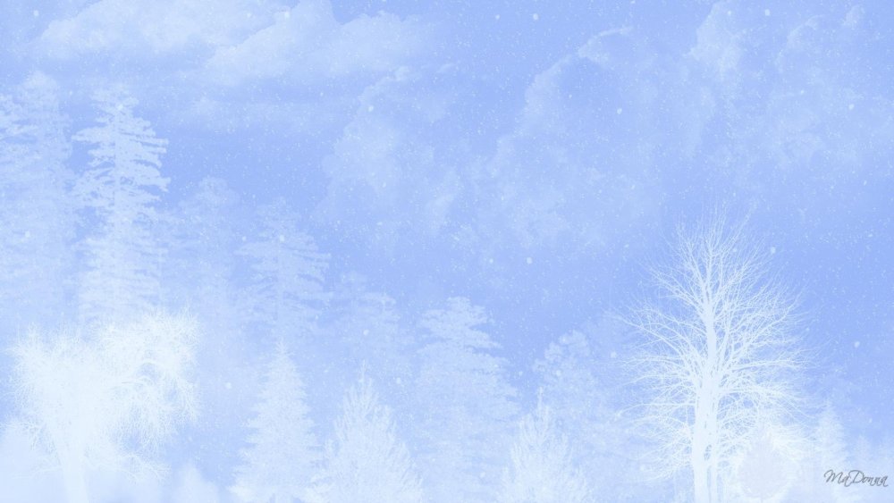 Фон для презентации зима