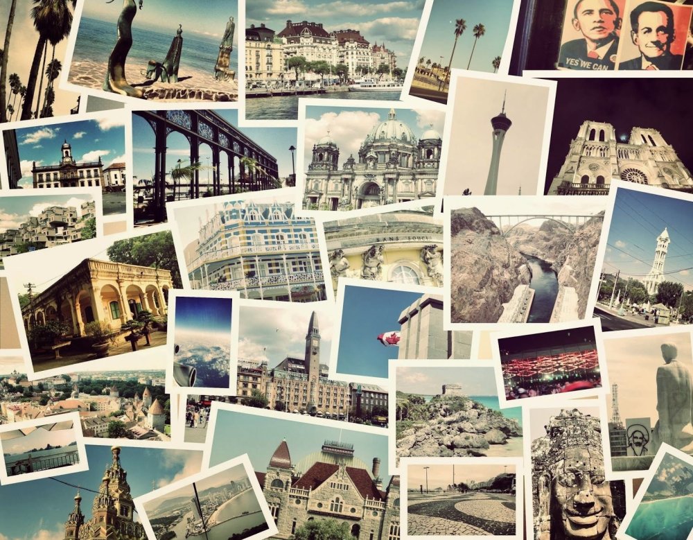 Стильный коллаж