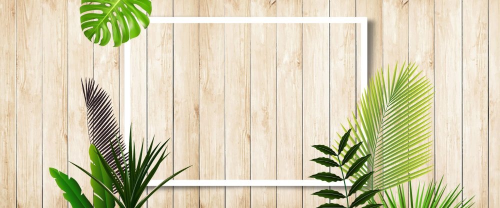 Фотофон листья зеленые