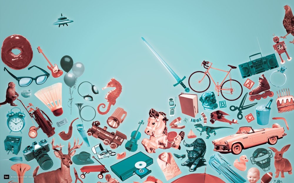 Много вещей на одной картинке