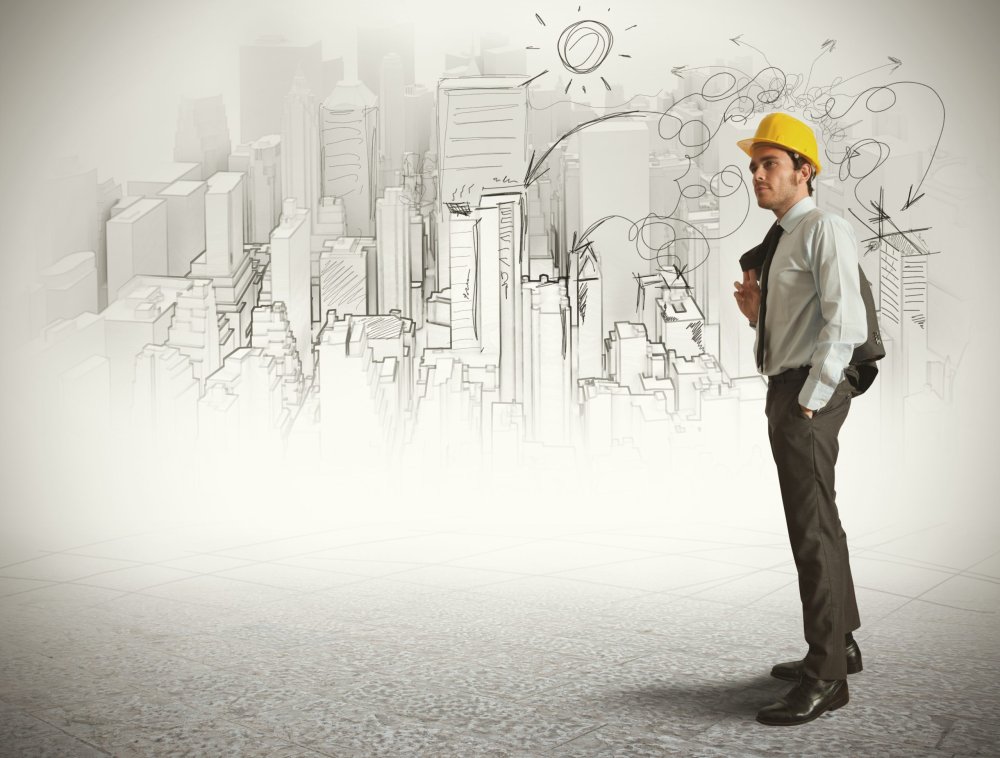 Архитерторна прозрачном фоне