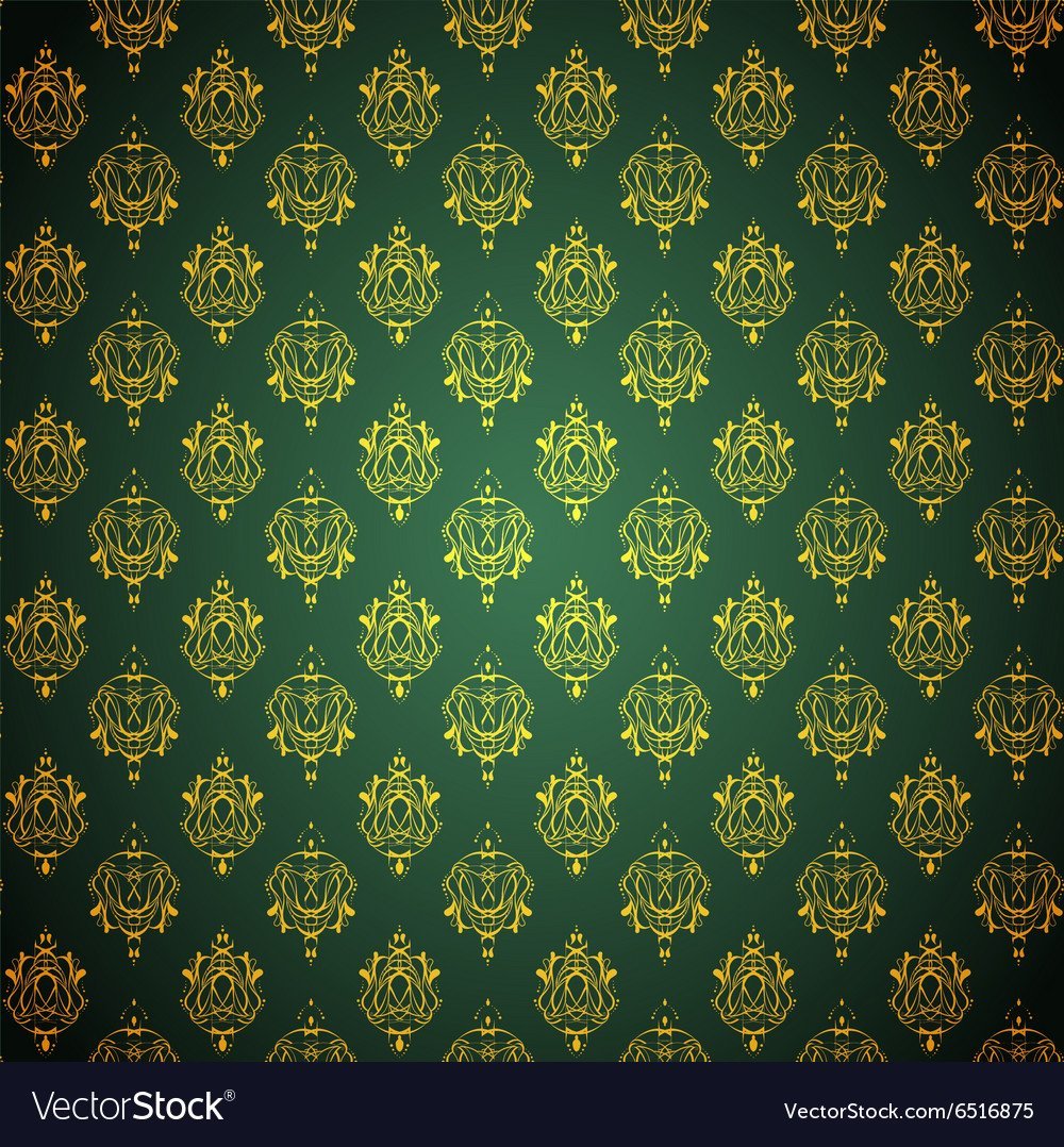 Темно зеленый с золотом