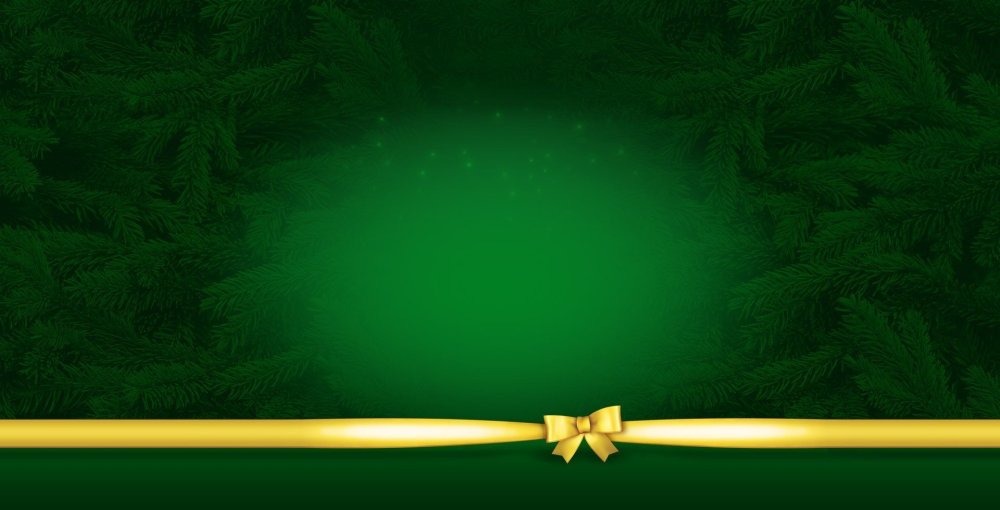 Изумрудно золотой фон