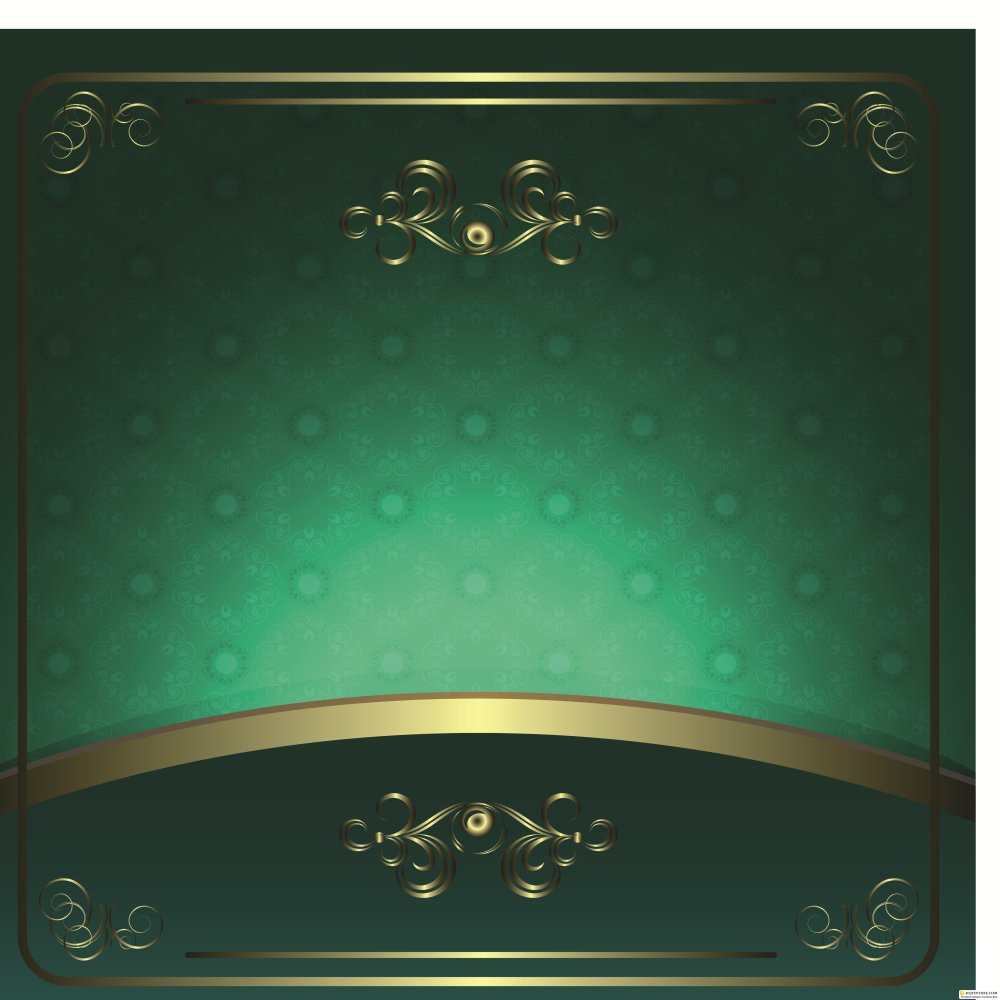 Изумрудный с золотом