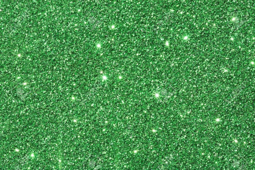 Блестящий зеленый