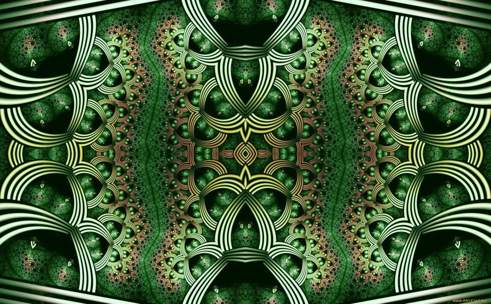 Зеленый узор