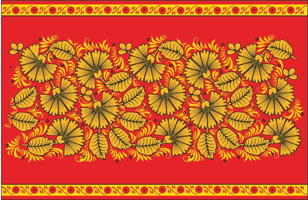 Хохлома узор