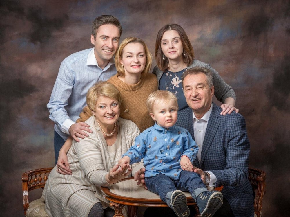 Фотопортрет семьи
