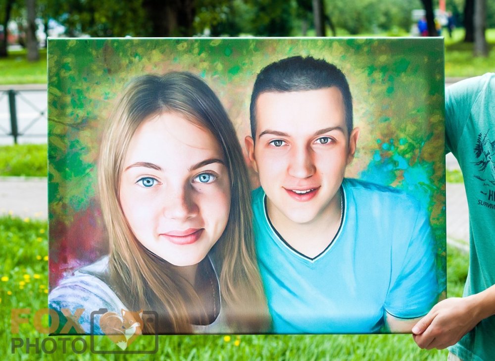 Портрет на подрамнике