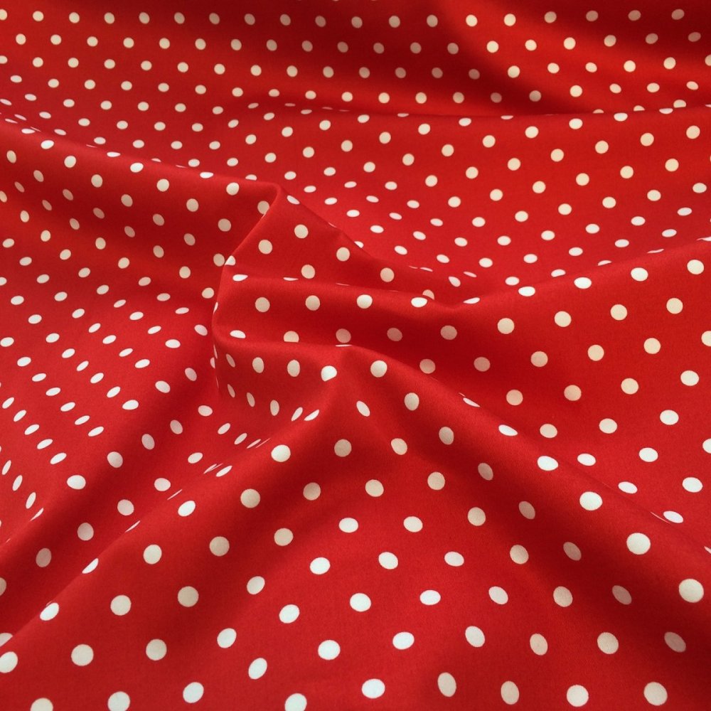 Красный в белый горошек