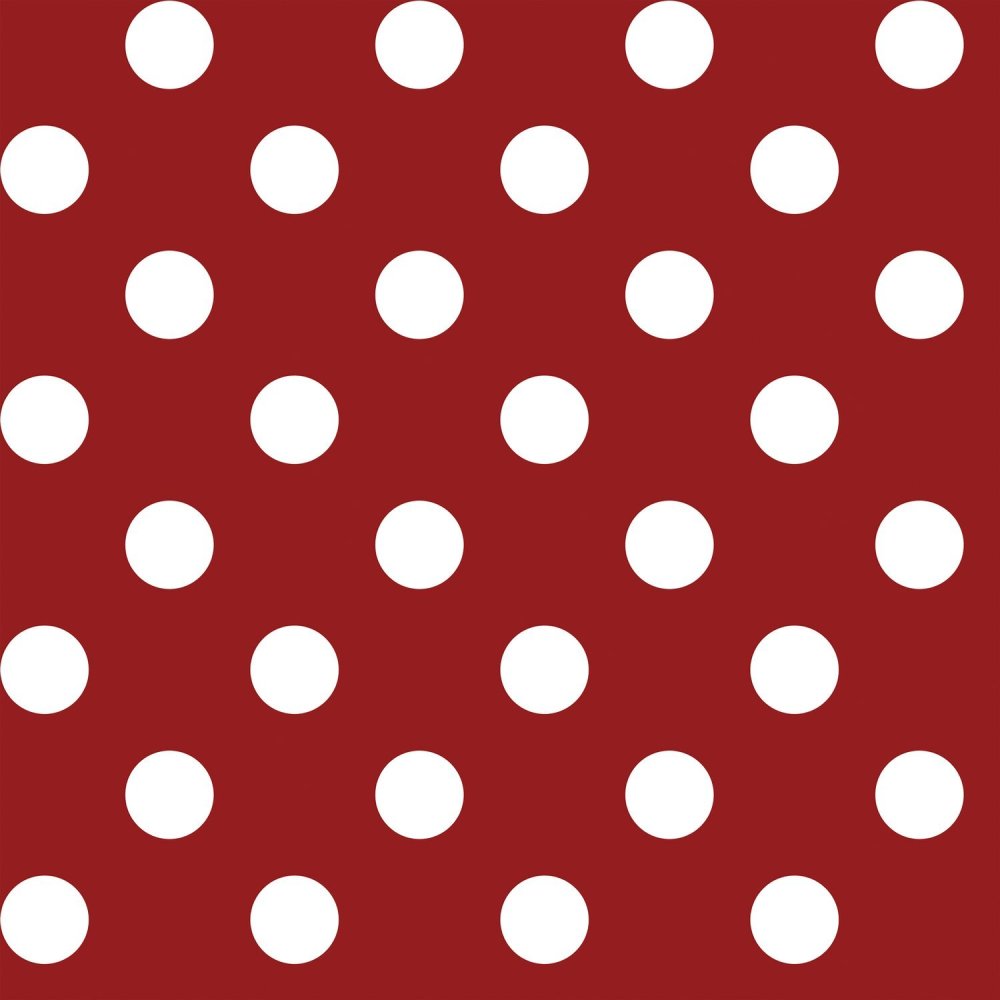 Красный фон в горошек