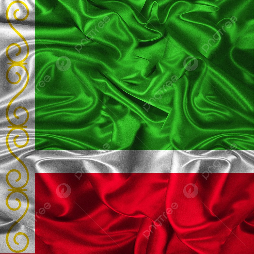Флаг Чеченской Республики Ичкерия