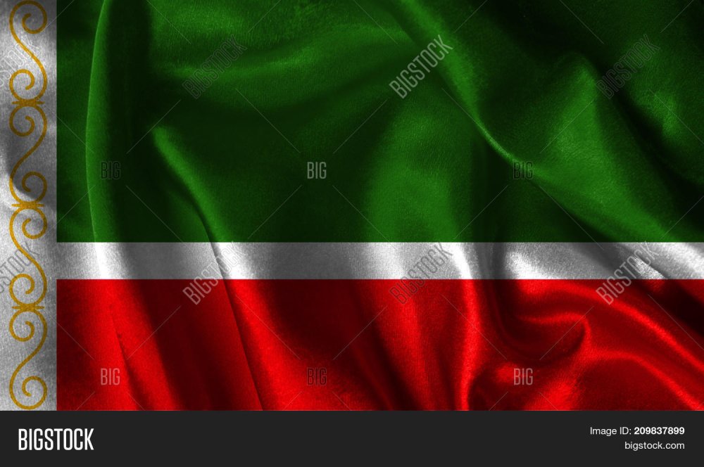 Флаг Чеченской Республики фото