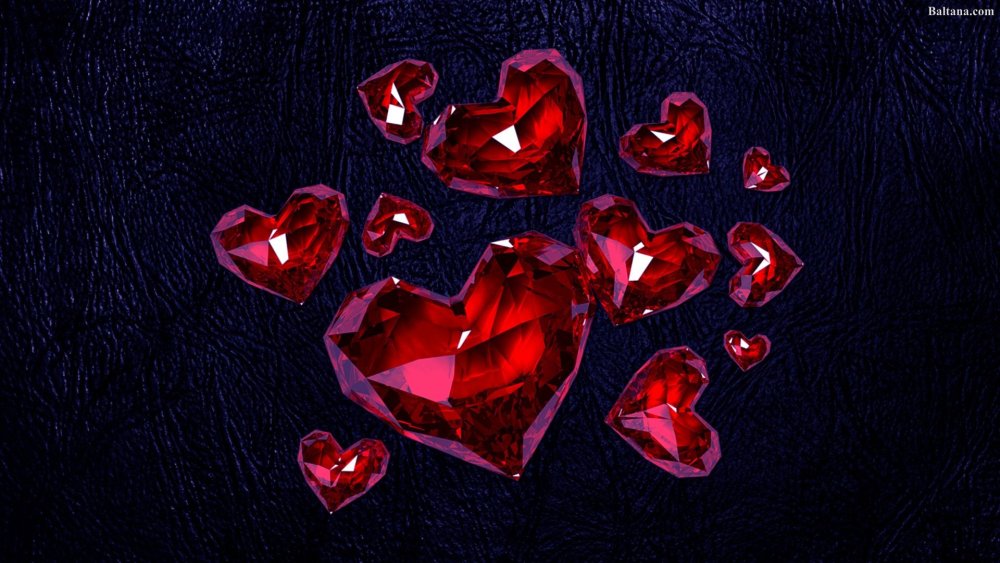 Бриллианты на Красном фоне