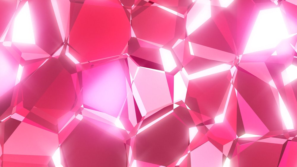 Розовый Кристальный фон