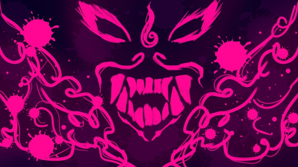 Черно фиолетовый