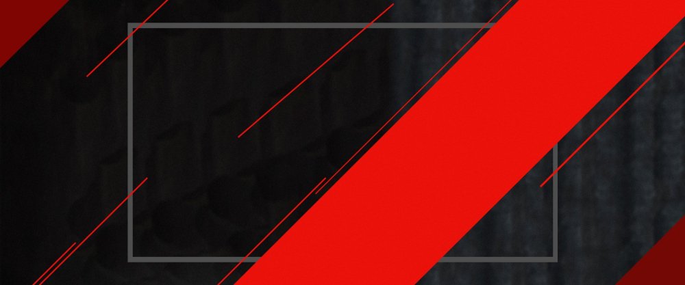 Баннер красно черный