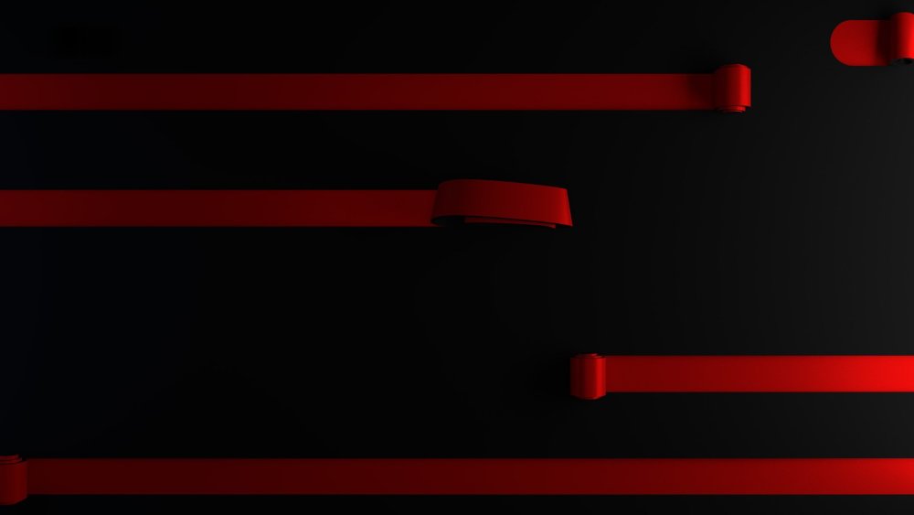 Черный фон с красной полосой