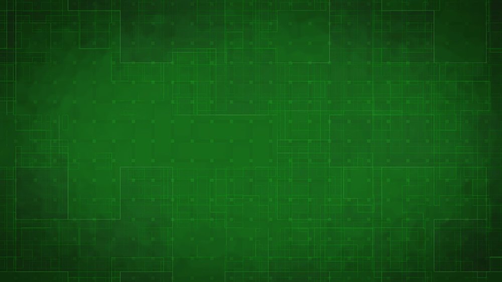 Зеленый технологичный фон