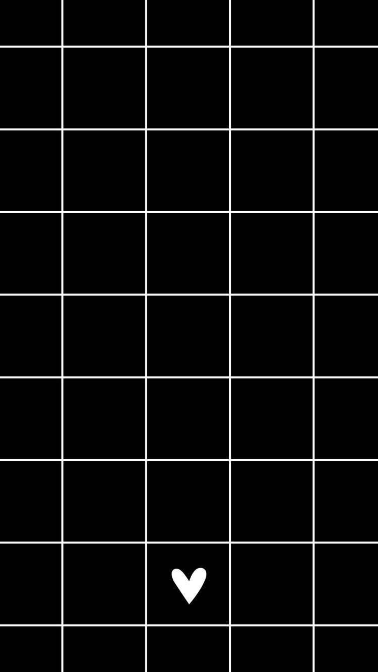 Обои клетка черно белая