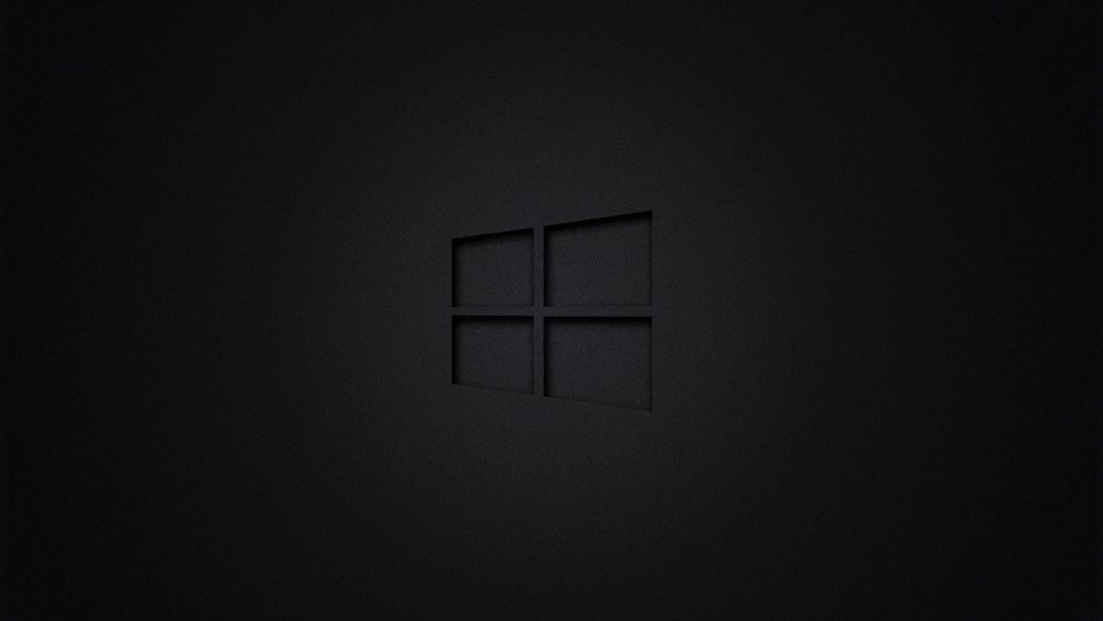 Windows 10 черный