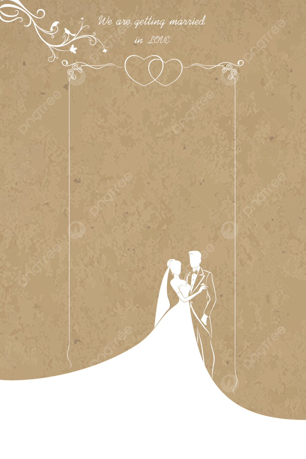 Фон для приглашения на свадьбу