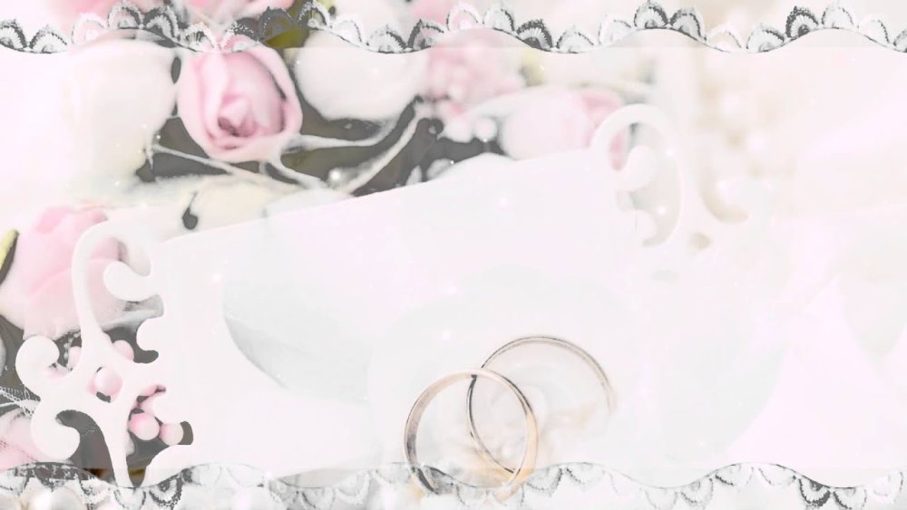 Свадебный фон для монтажа