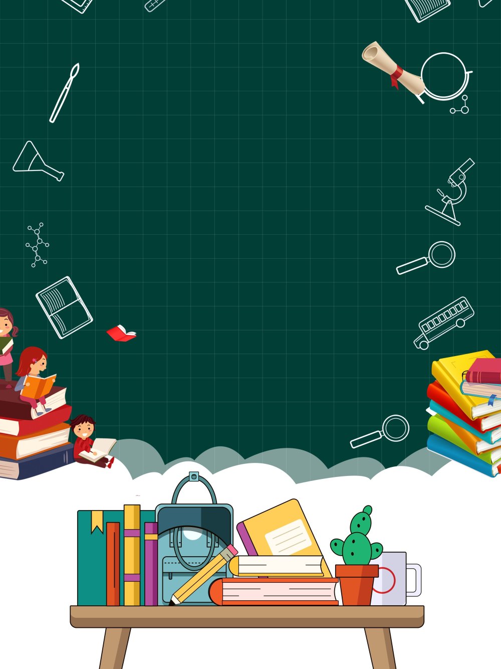 Фон Школьная тетрадь