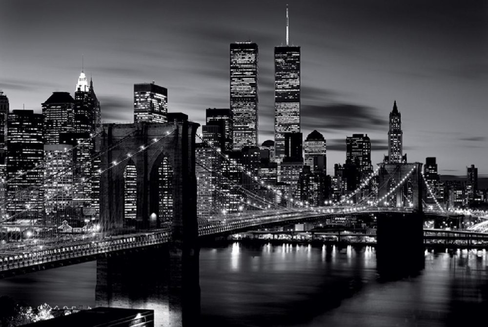 Бруклинский мост Нью-Йорк фотокарточки