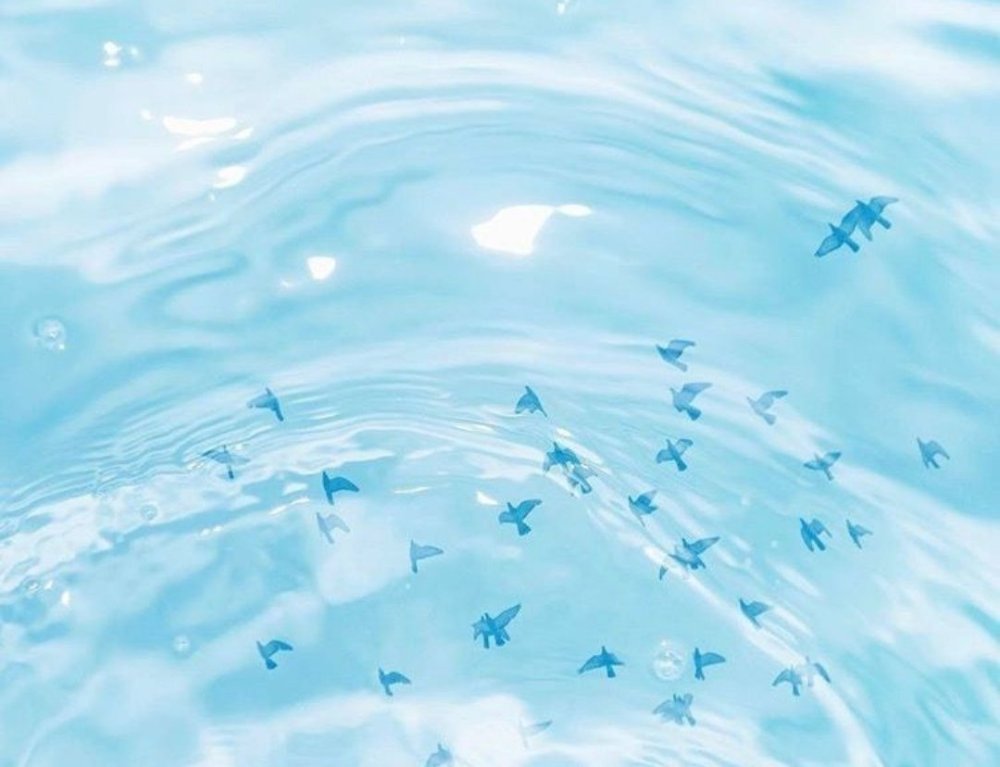 Голубая Эстетика Пинтерест