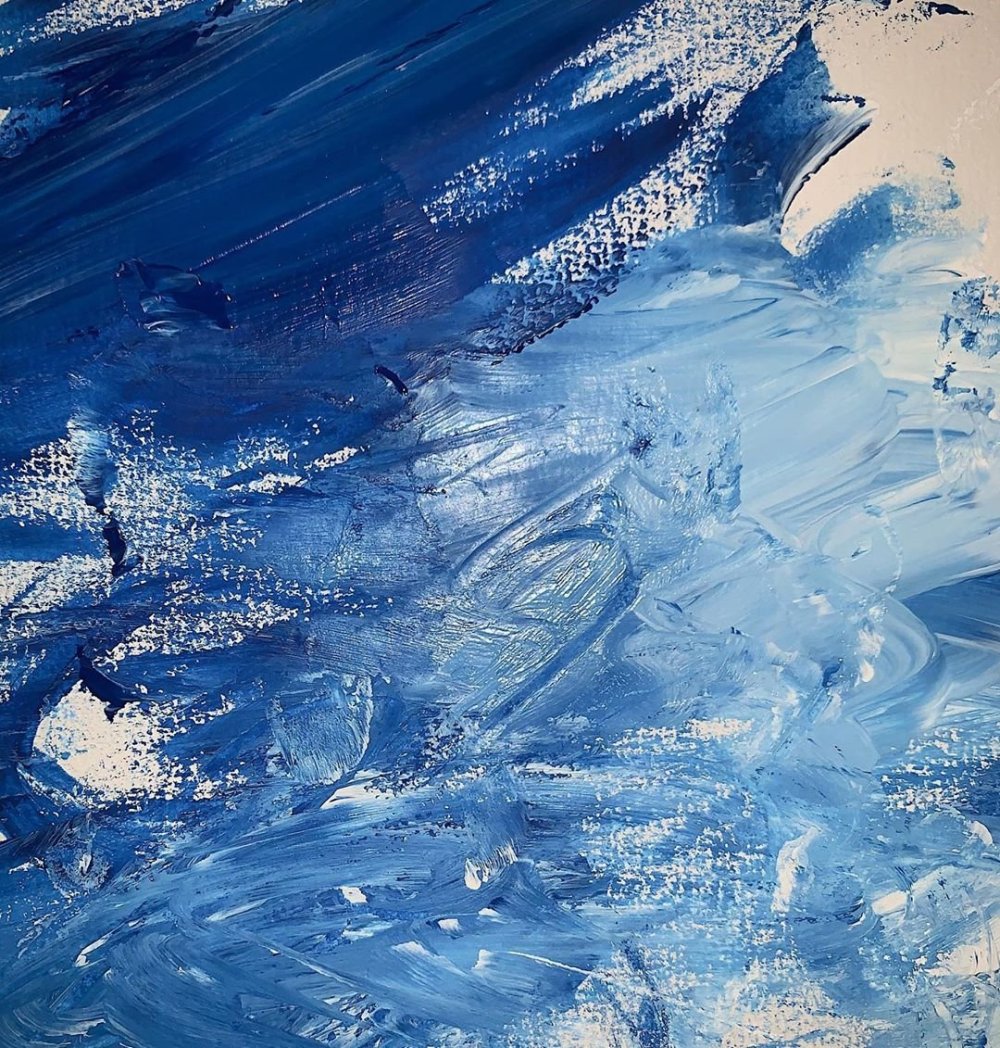 Эстетика голубого цвета обои