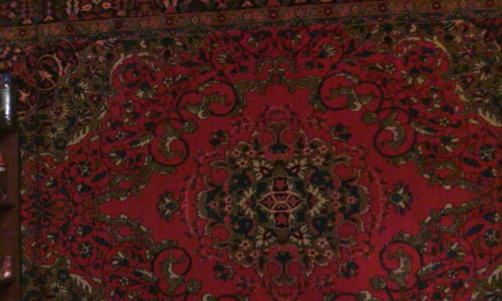 Советский ковер бордовый