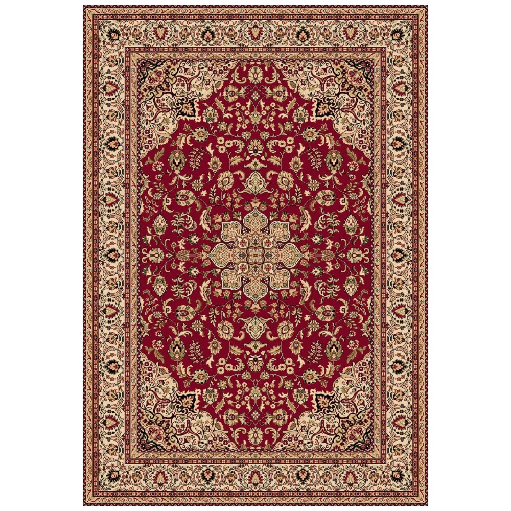 Ковер красный с узорами