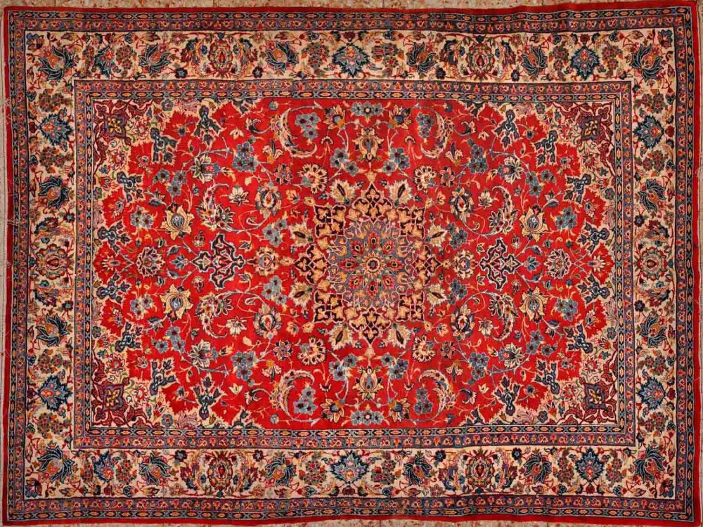 Ковер на стену розовый