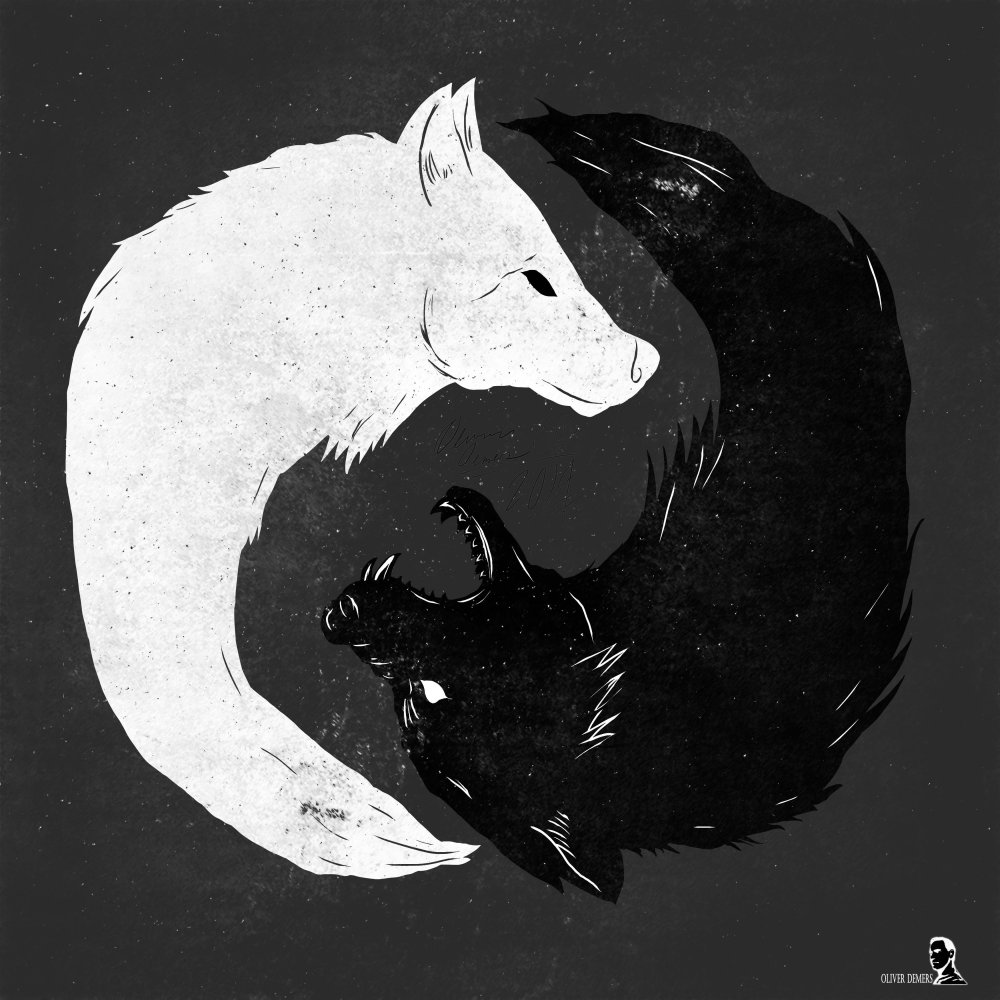 Волк волчица и Волчонок