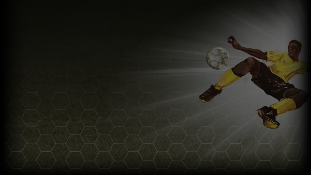 Желтый фон футбол