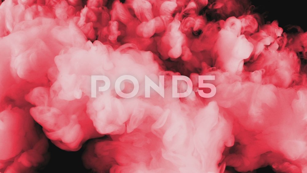 Цветной дым на черном фоне