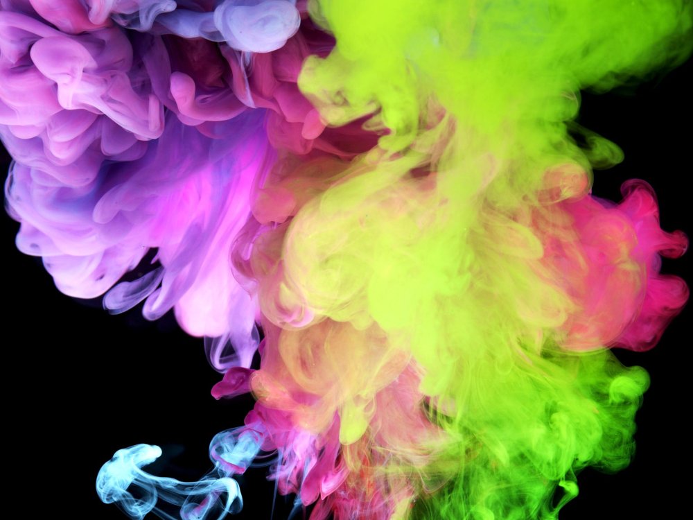 Цветной дым