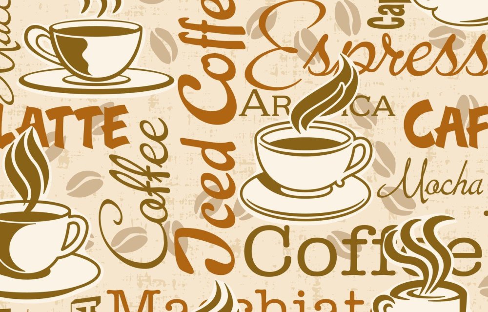 Фон для кофейни